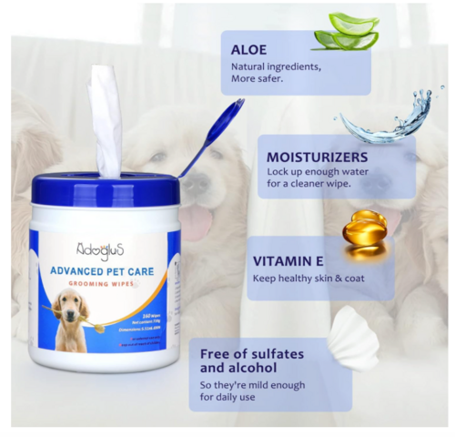 Pet Wipes with free cotton swabs - Image 3