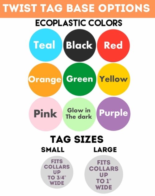 Bowie Ziggy Stardust Tag- Silent, Eco-Friendly, Ringless ID Tag - Image 4