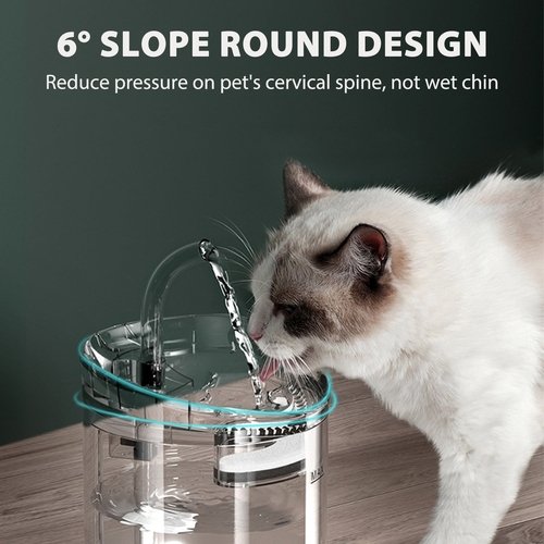 68 fl oz  Large Capacity Automatic  Pet Water Fountain with 2 Modes - Image 3